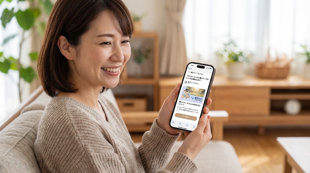 毎朝届く30日間のフォローメール